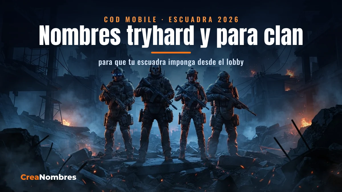 Nombres para clan de COD Mobile: escuadra de operadores lista para la partida