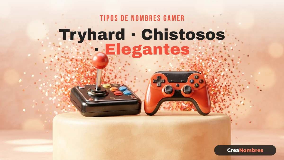 Tipos de nombres para juegos gamer: tryhard, chistosos y elegantes