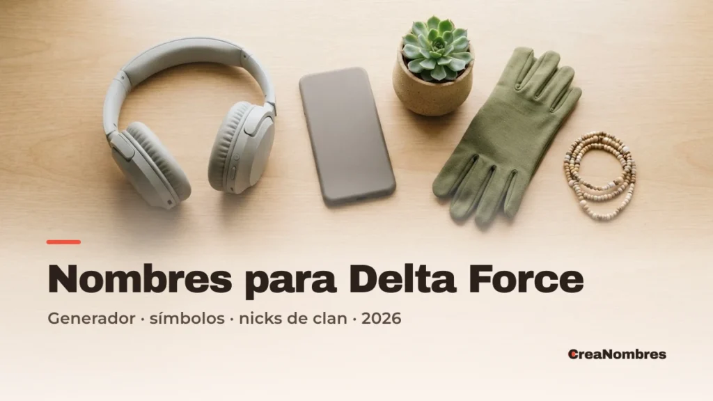 Nombres para Delta Force 2026