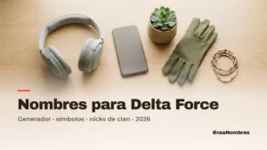 Nombres para Delta Force 2026