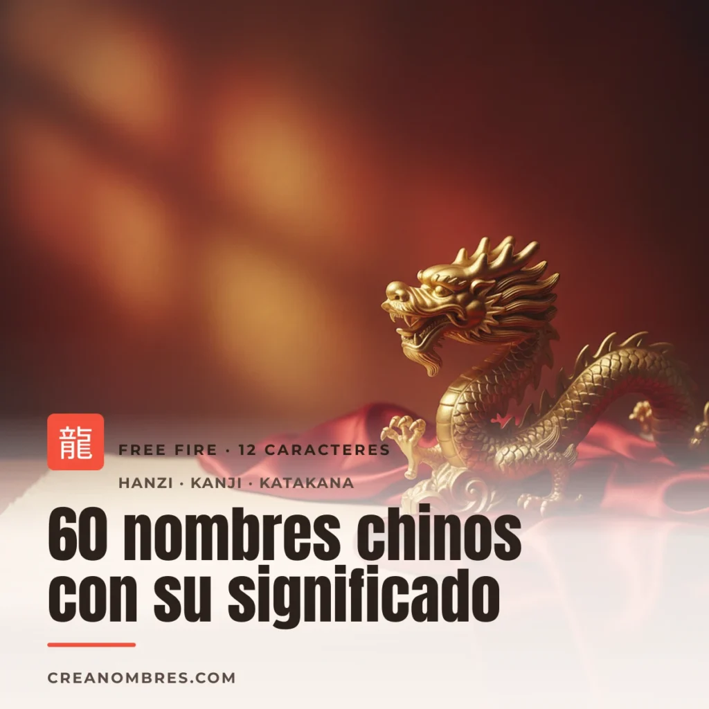 Nombres chinos para Free Fire: 60 nicks con significado 2026