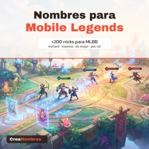 Nombres para Mobile Legends — generador y nombres para MLBB